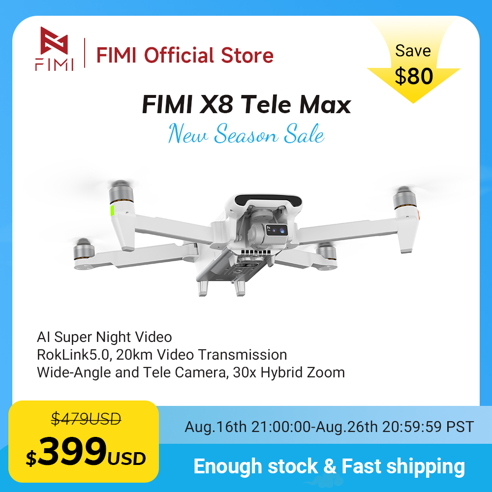 Dji Drone Air 3 - FIMI X8 Tele Max Drone 1/2-inch