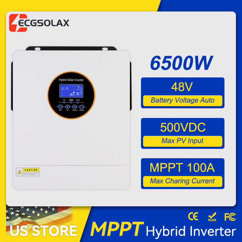 Drone Solar Charger - ECGSILAX 6500W 48V Split‑Phase Hybrid Solar