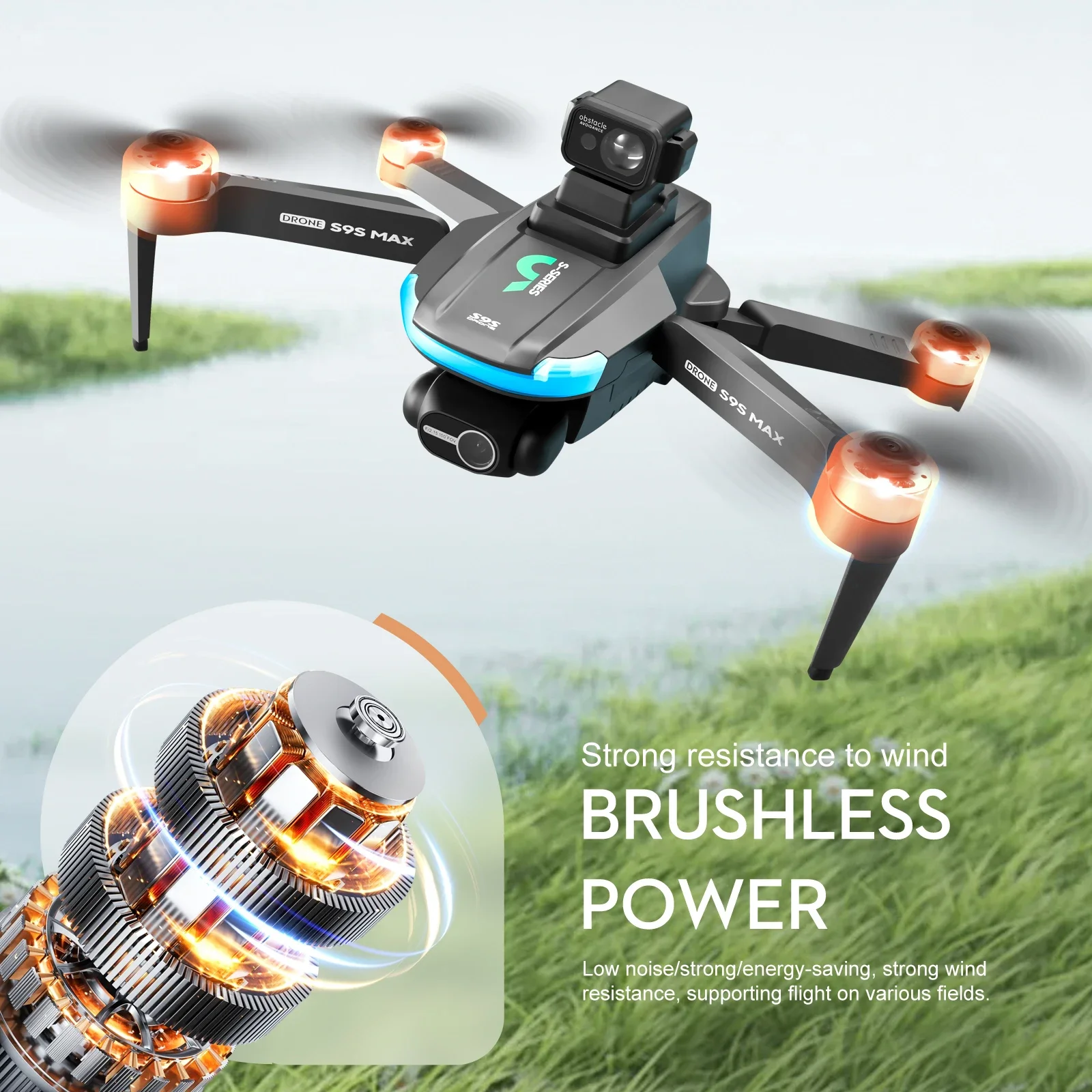 NEW S9S MAX MINI Drone 4K 2-Ax - огляд і ціна Drone Controller Screen