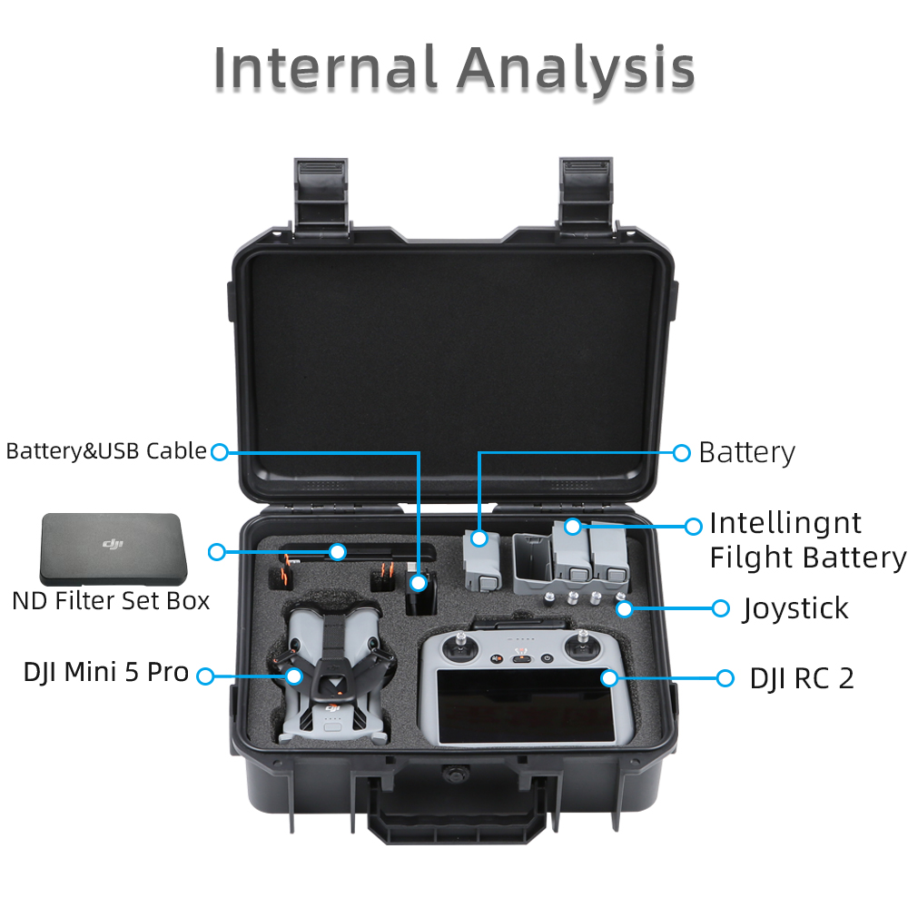 Case For DJI Mini 5 Pro Explos - огляд і ціна Drone Carrying Case