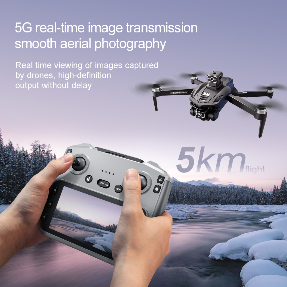 V168 PRO Max GPS Drone 8K Prof - огляд і ціна Drone Controller Screen