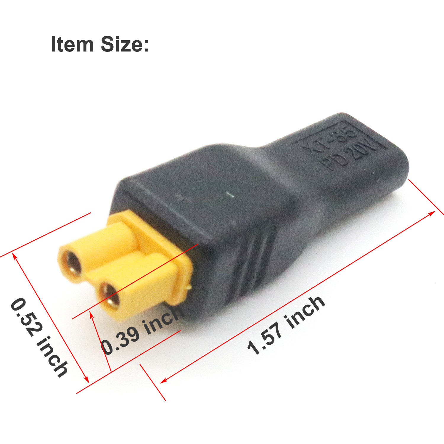 1pc USB Type C Female Input to - огляд і ціна Drone Battery Adapter