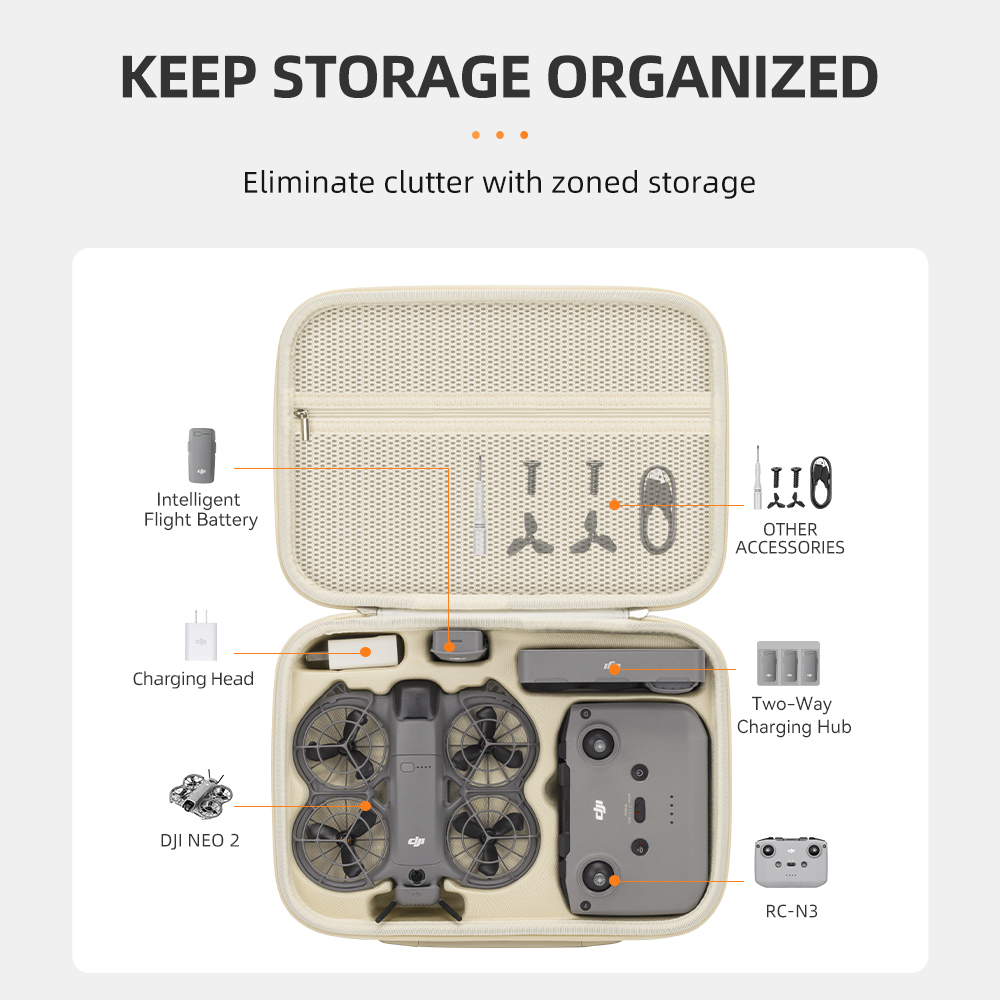 Storage Bag for DJI Neo 2 Fly  - огляд і ціна Drone Carrying Case