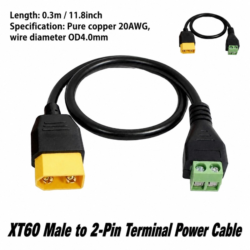 XT60 Connector Male Female To  - огляд і ціна Drone Battery Adapter