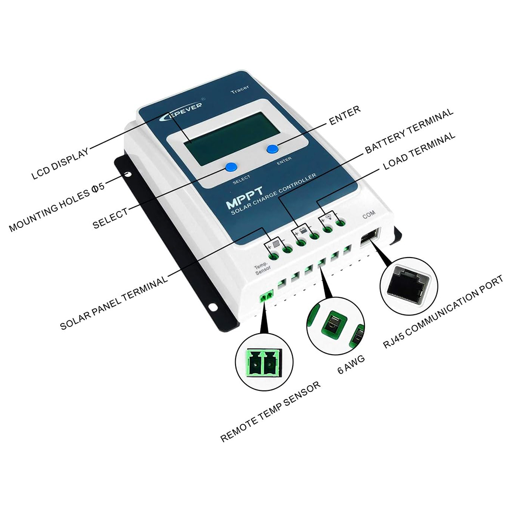 Epever 10A MPPT Solar Regulato - огляд і ціна Drone Solar Charger