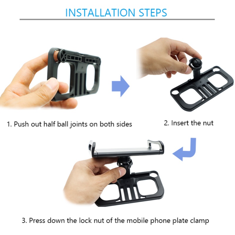 Tablet Holder Clip Adjustable  - огляд і ціна Drone Tablet Mount